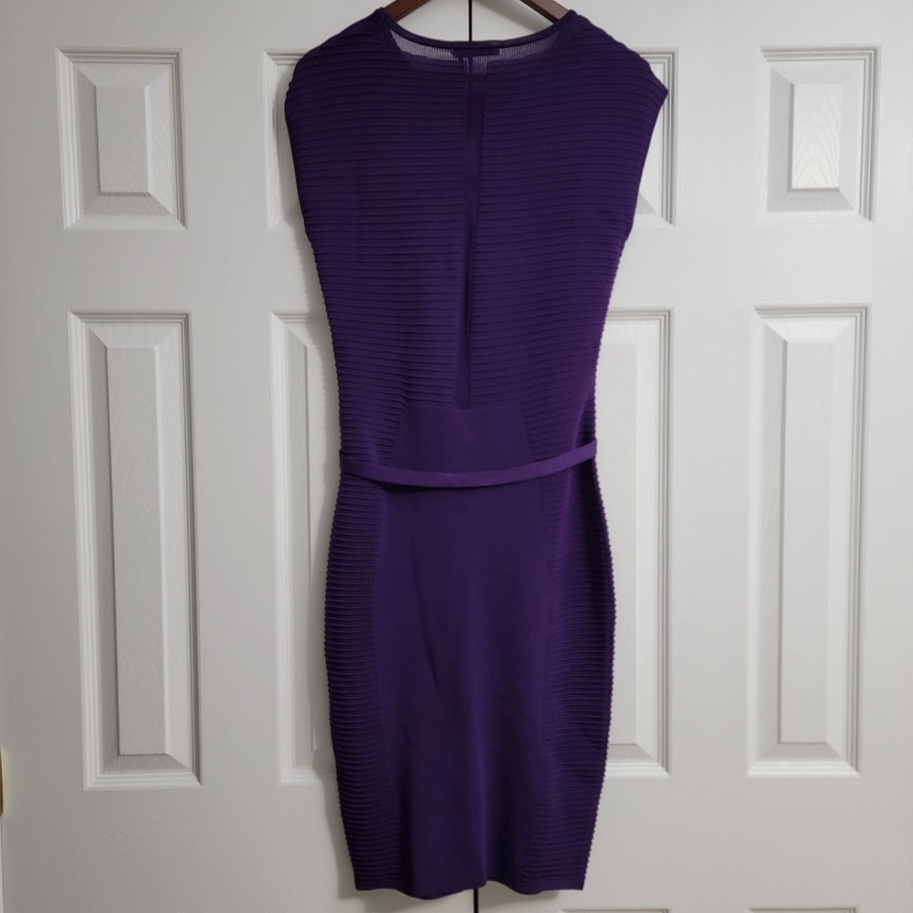 Versace Collection Abito Maglia Dress in Viola, Size 42 (US 6) - Picture 6 of 10